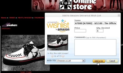universal wish list|amazon wish list add from other sites.
